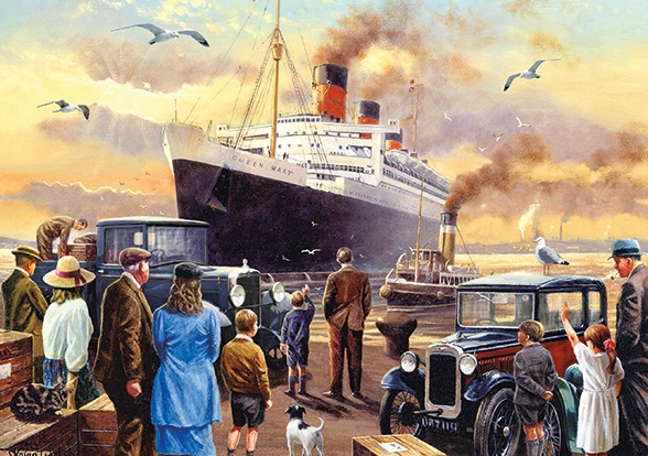 Walsh – R.M.S. Queen Mary (1000 pièces) – Piatnik