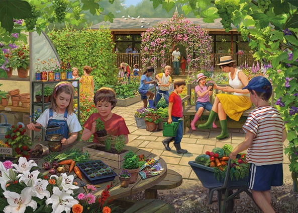 The School Vegetable Garden (1000 pièces) – Falcon
