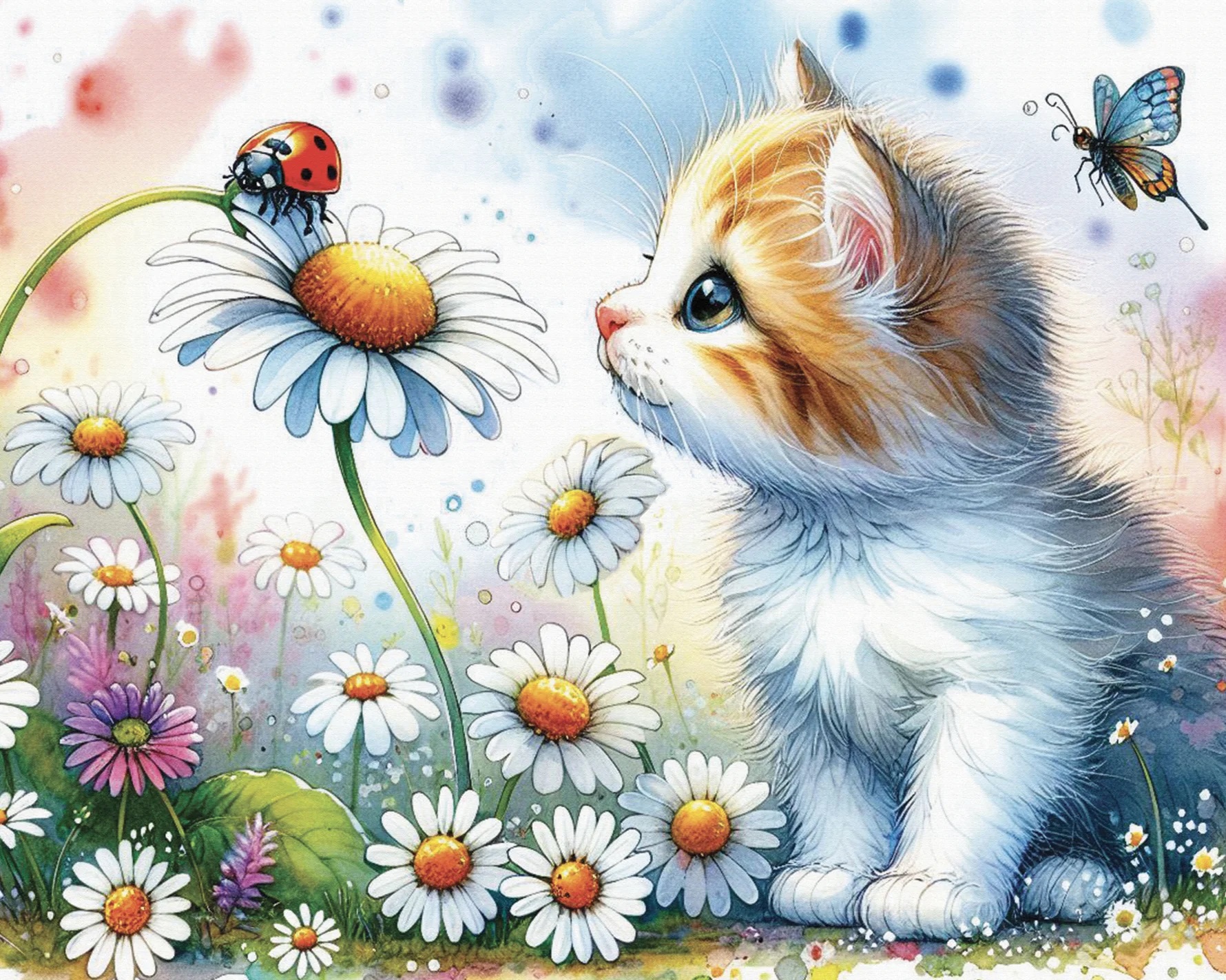 Broderie de Diamants – Contemplation (50 x 40)