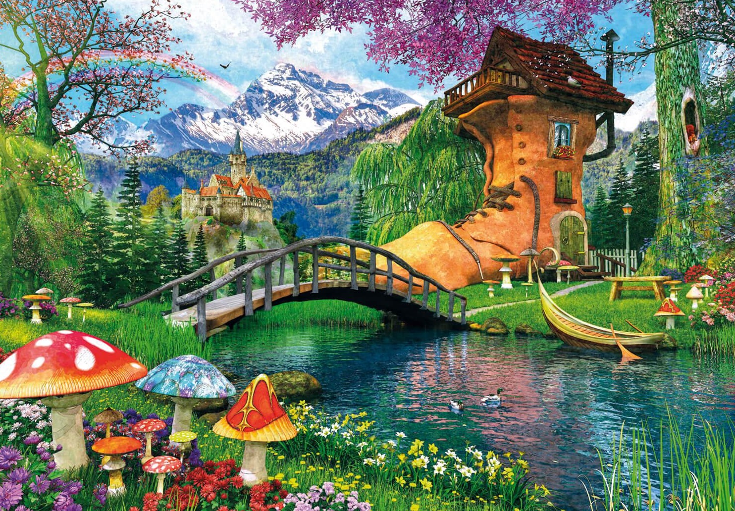 La Vieille Maison Chaussure (500 pièces) – Clementoni
