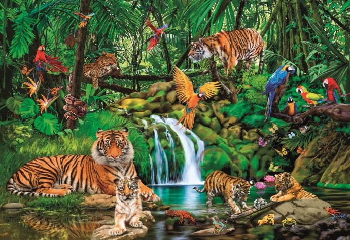 Retraite dans la jungle (300 pièces) – Clementoni