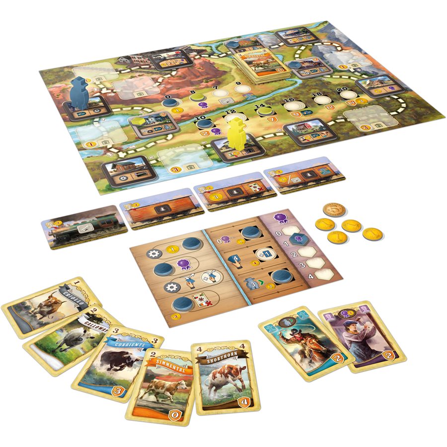 Présentation du jeu Great Western Trail: El Paso (VF)