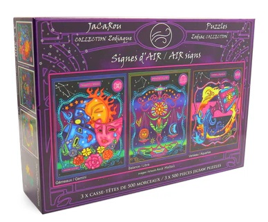 Zodiaque: Signes d’air (3x 500 pièces) – JaCaRou