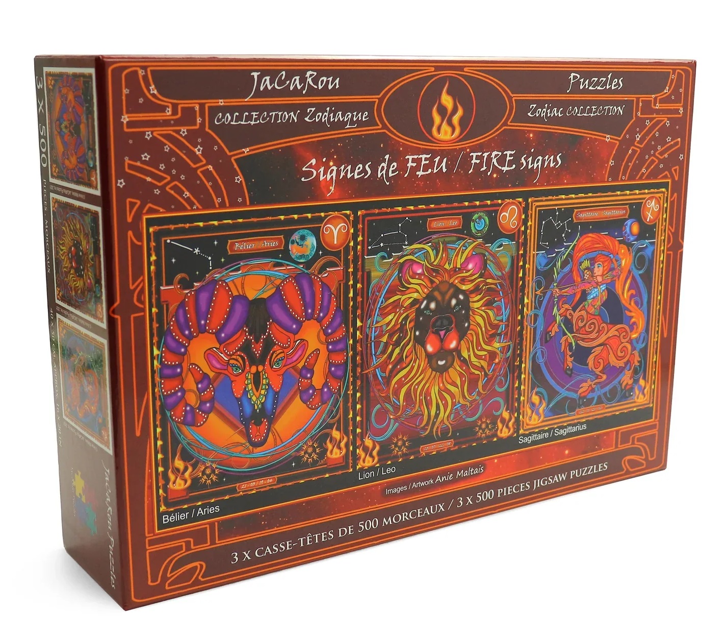 Zodiaque: Signes de feu (3x 500 pièces) – JaCaRou