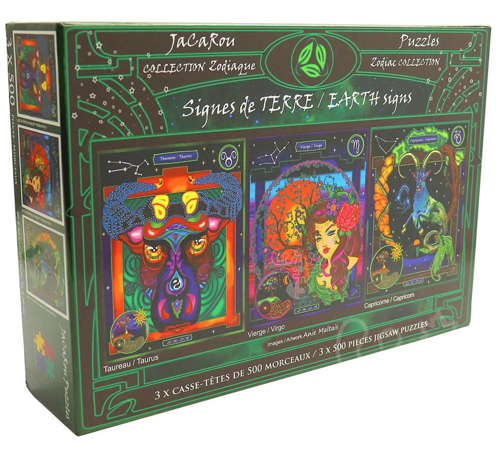 Zodiaque: Signes de terre (3x 500 pièces) – JaCaRou