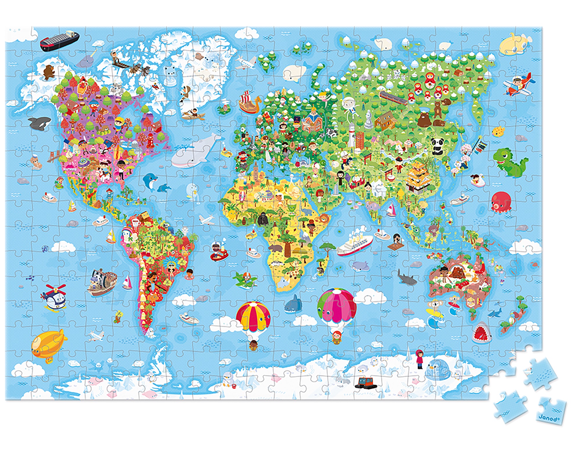 Géant – Le Monde (300 pièces) – Janod