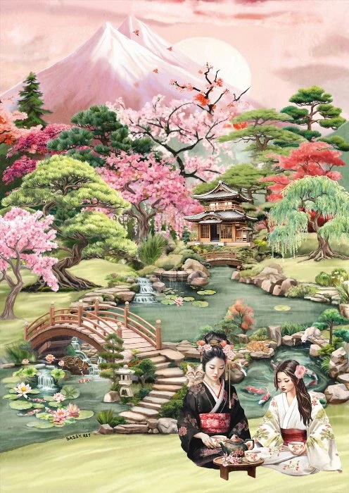 Tea Garden (1000 pièces) – Magnolia