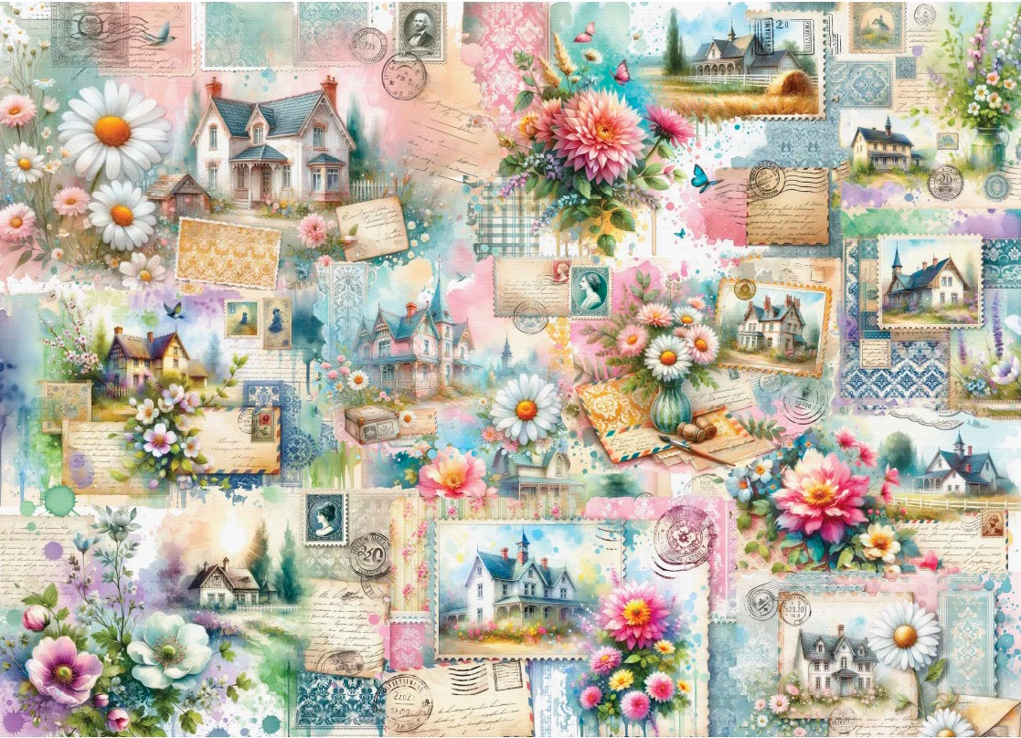 Country Bliss Letters (1000 pièces) – Delfy