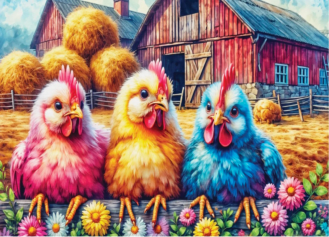 Egg-Citing Trio (1000 pièces) – Delfy