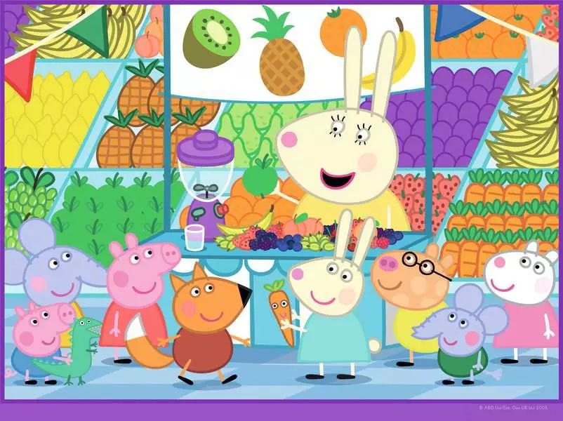 My first floor puzzle – Shopping with Peppa (16 pièces) – Ravensburger
