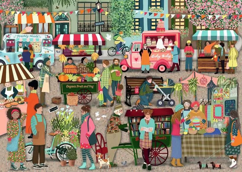 Marché de Rue (1000 pièces) – Ravensburger