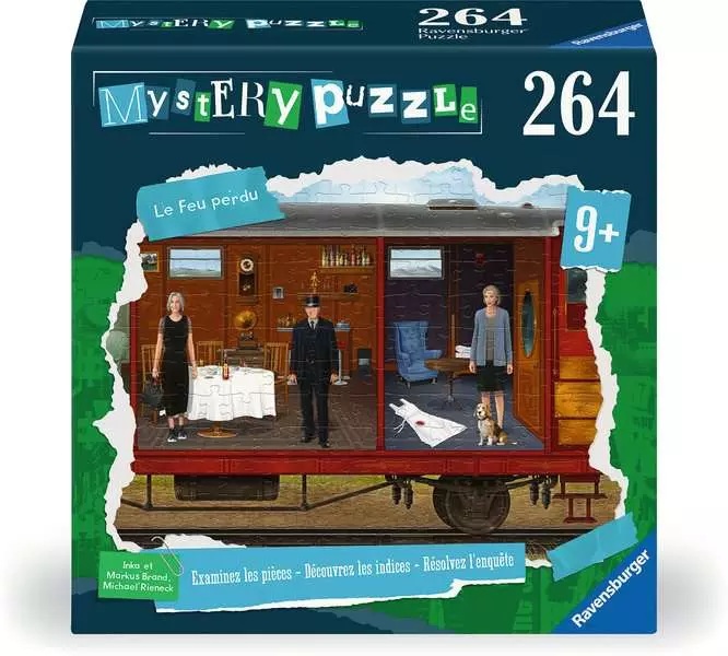 Mystery Puzzle – Le Feu Perdu (264 pièces) – Ravensburger