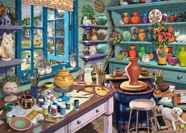 Pottery Studio Sanctuary (500 pièces) – Ravensburger