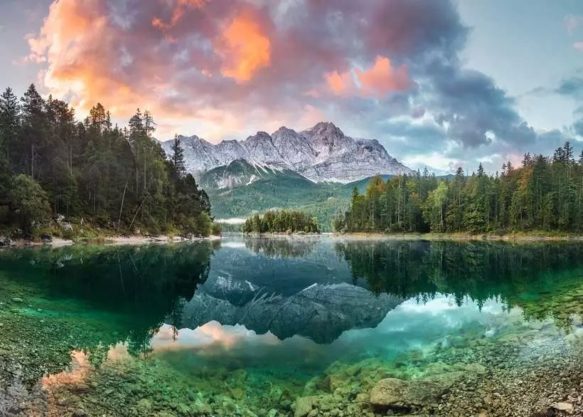 Zugspitze am Eibsee (1000 pièces) – Ravensburger