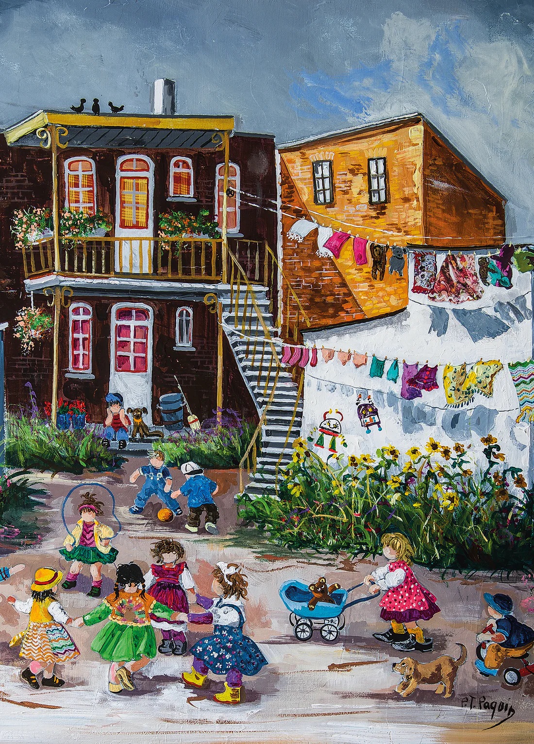 Pauline Paquin – La Fête de Quartier (1000 pièces) – Clementoni
