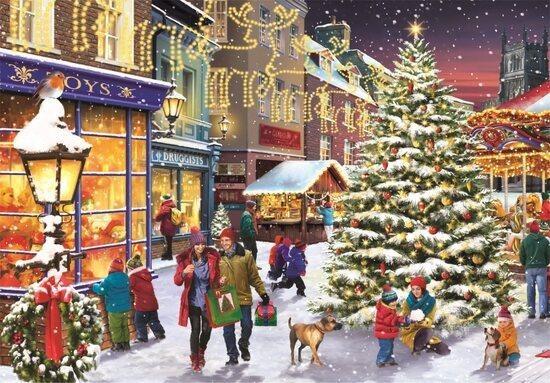 Le Village de Noël (1000 pièces) – Clementoni