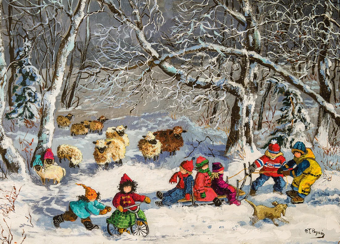 Pauline Paquin – Nos Amis, Les Moutons (1000 pièces) – Clementoni