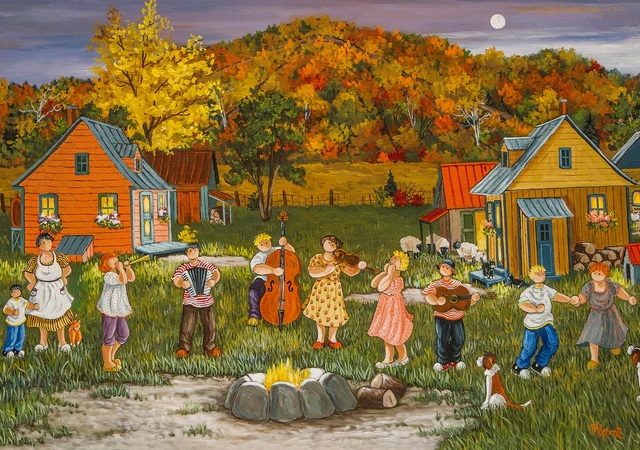 Nicole Laporte – On Jamme aux Couleurs de L’Automne (1000 pièces) – Trefl