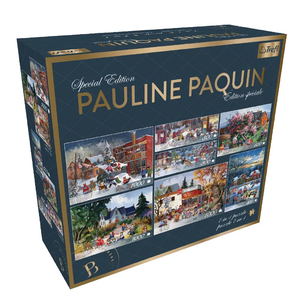 Pauline Paquin – Spécial Édition (2 x 300 – 2 x 500 – 3 x 1000 pièces) – Trefl