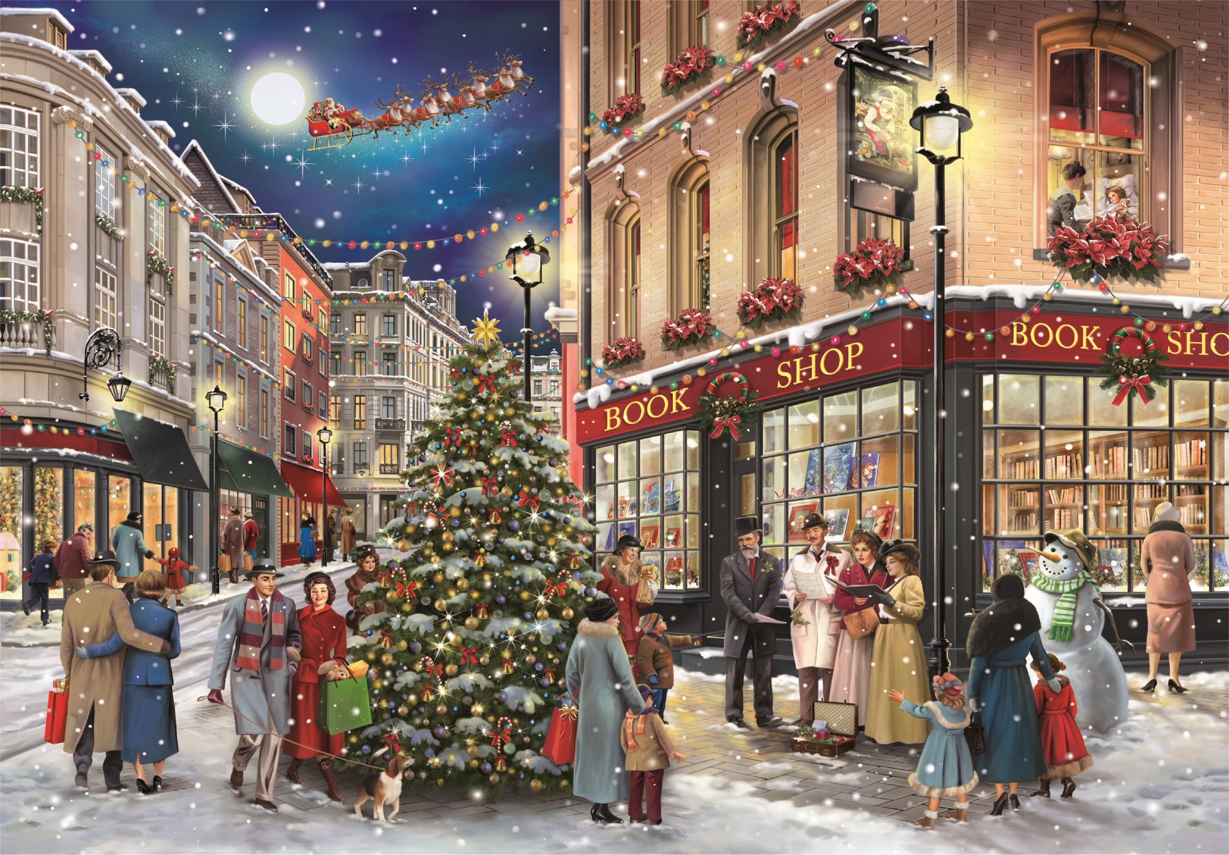 Promenade de Noël (1000 pièces) – Clementoni