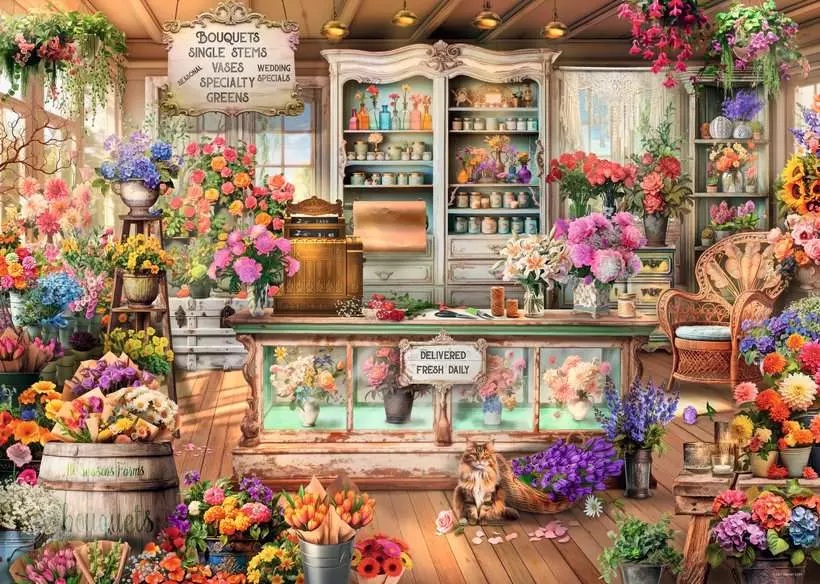 All Seasons Flower Shop (1000 pièces) – Ravensburger