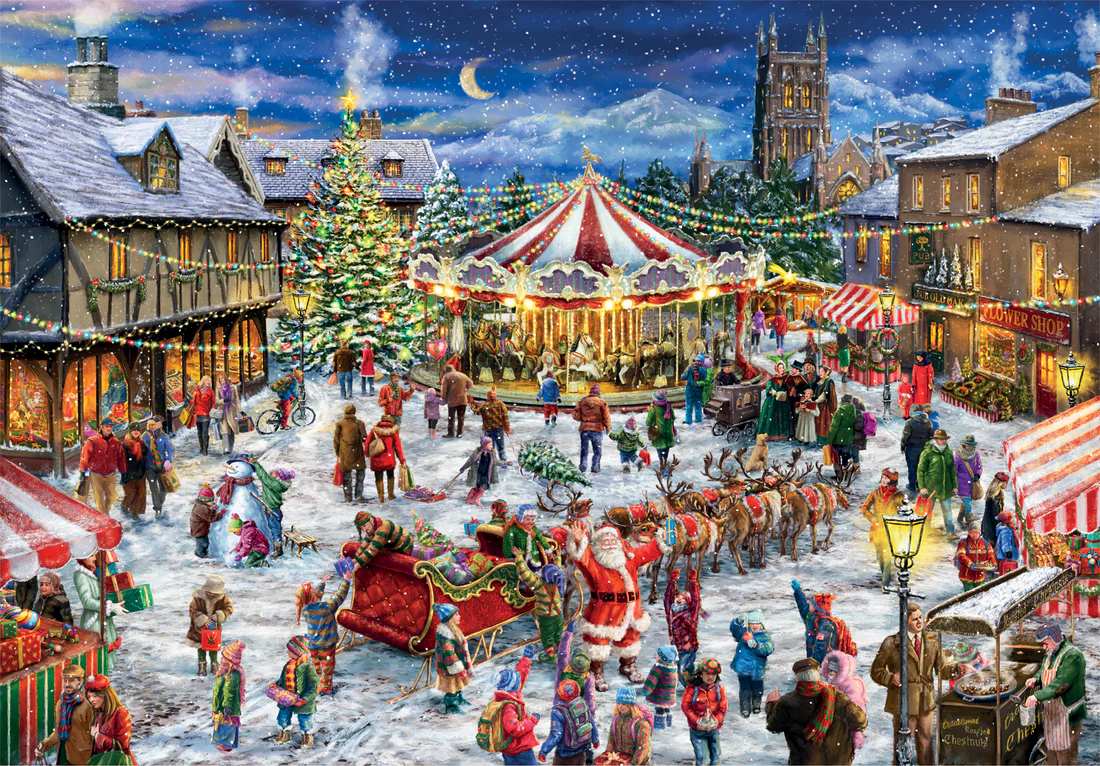 La Foire de Noël (1500 pièces) – Clementoni