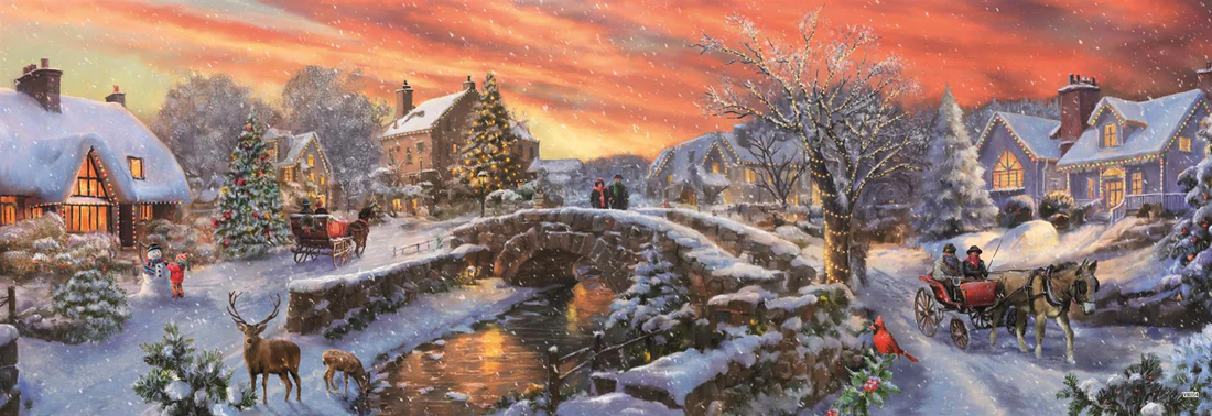 Panorama – Sur le Chemin du Pont (1000 pièces) – Clementoni