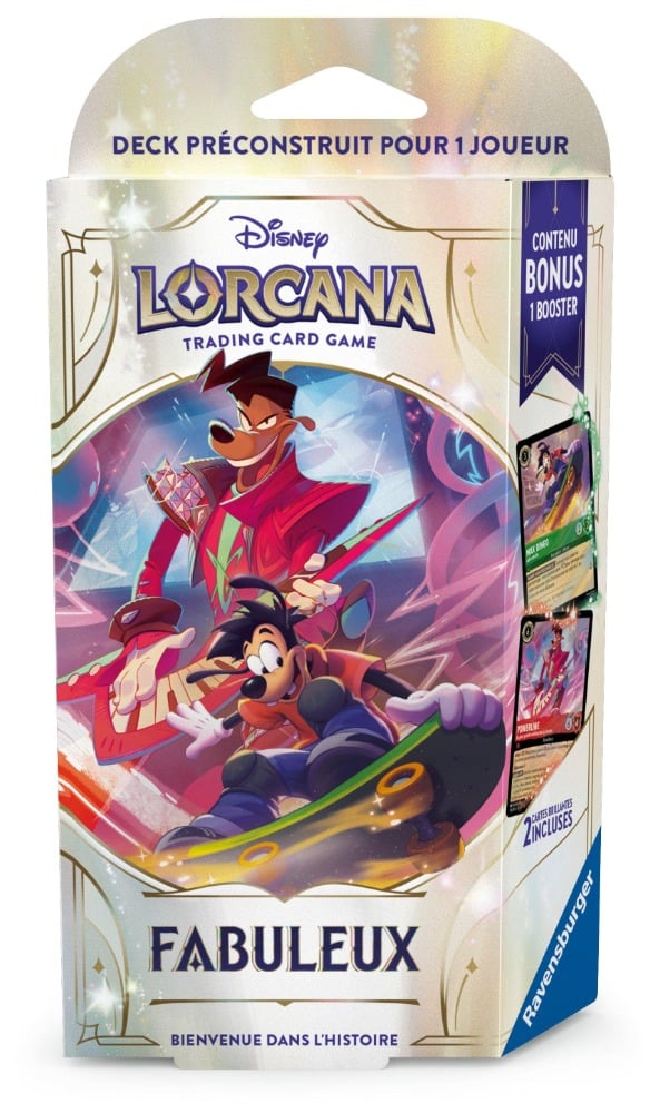 Disney Lorcana 9: Fabuleux – Deck de Démarrage (Powerline et Max)
