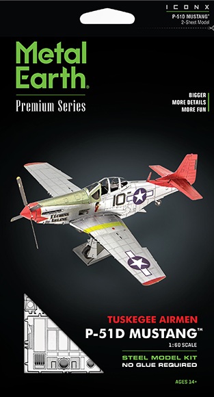 Metal Earth – Tuskegee Airmen P-51D Mustang