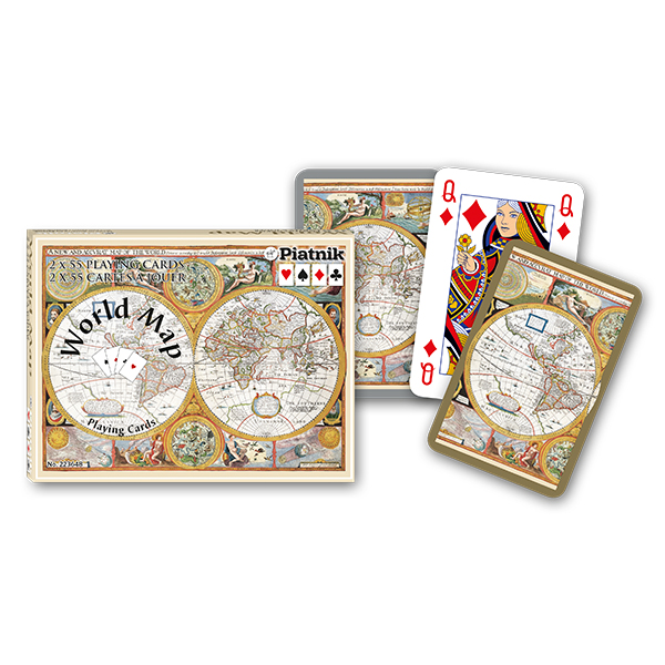 Jeu de cartes Double – Mappe Monde