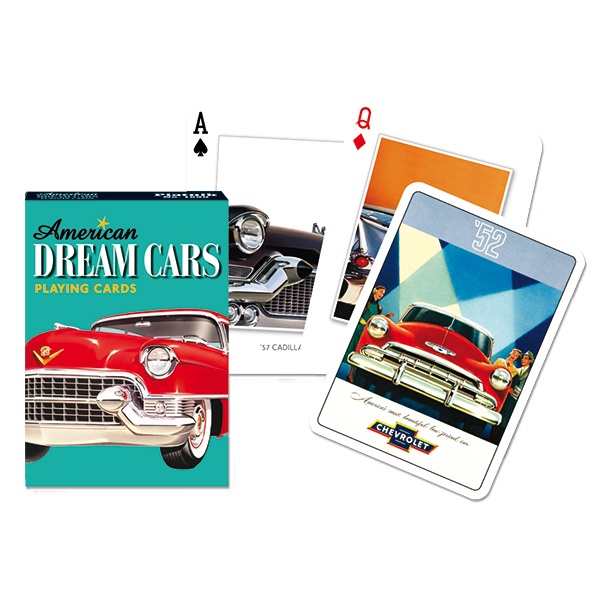 Jeu de cartes Simple – Voitures Américaines de Rêve