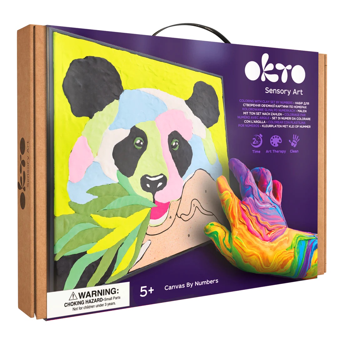 Coloriage par Numéro avec Argile – Panda (ML)