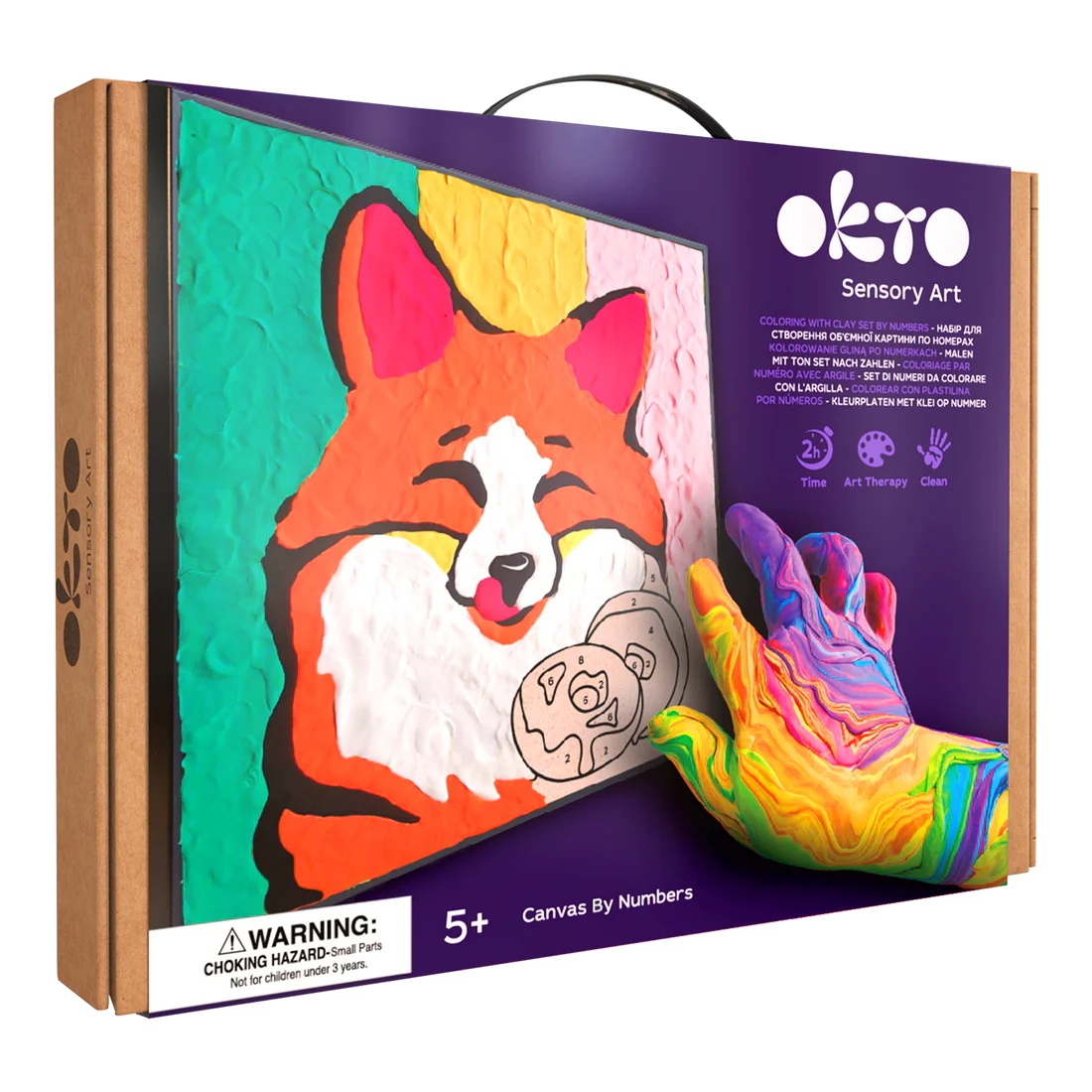 Coloriage par Numéro avec Argile – Renard (ML)