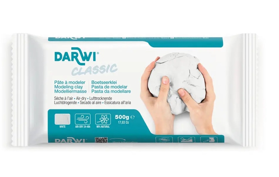 Darwi – Pâte à Modeler Classique – Sèche à l’Air (500g)