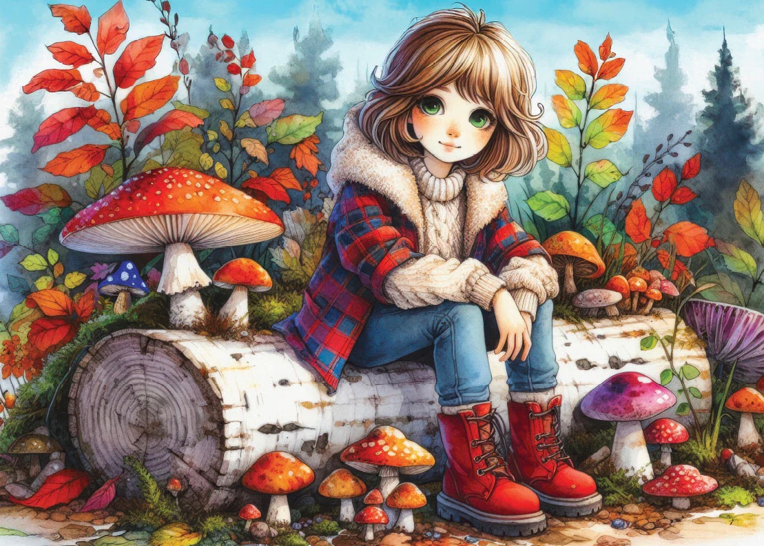 Beneath Autumn’s Canopy (1000 pièces) – Delfy