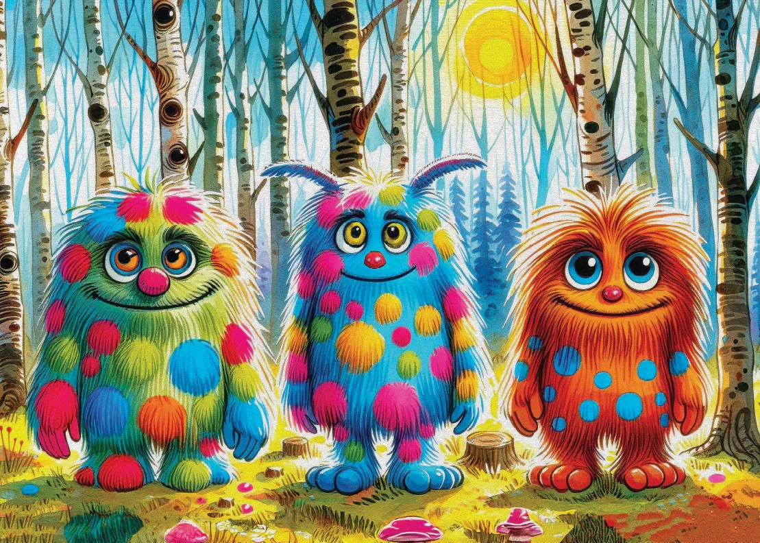 Monsterous Trio (1000 pièces) – Delfy