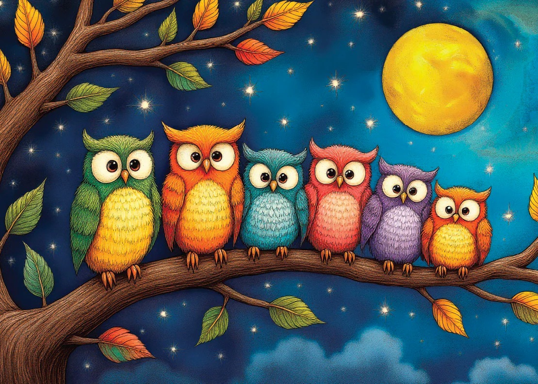 Night Owls Club (1000 pièces) – Delfy