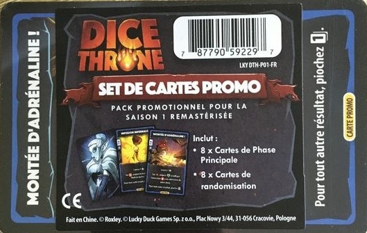 Dice Throne Saison 1 – Set de Cartes Promo (ext)