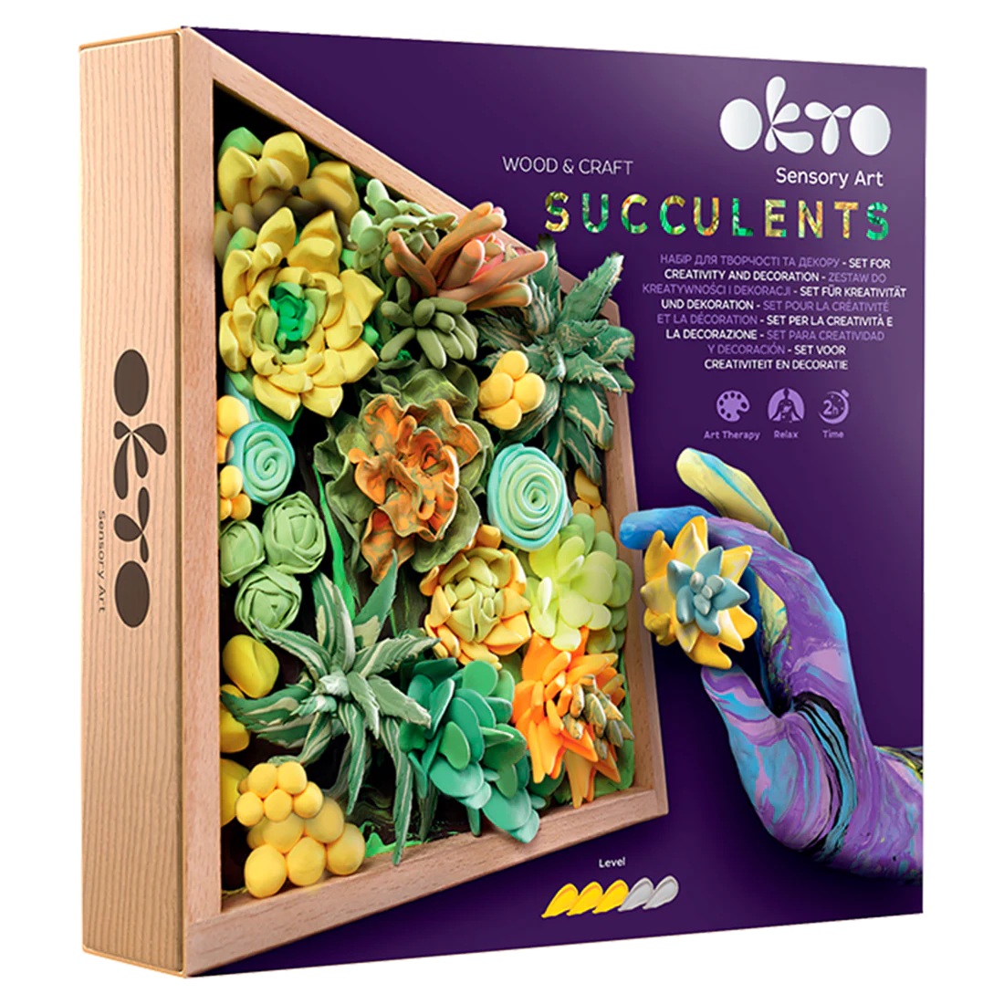 Wood & Craft – Succulentes Énergie (ML)