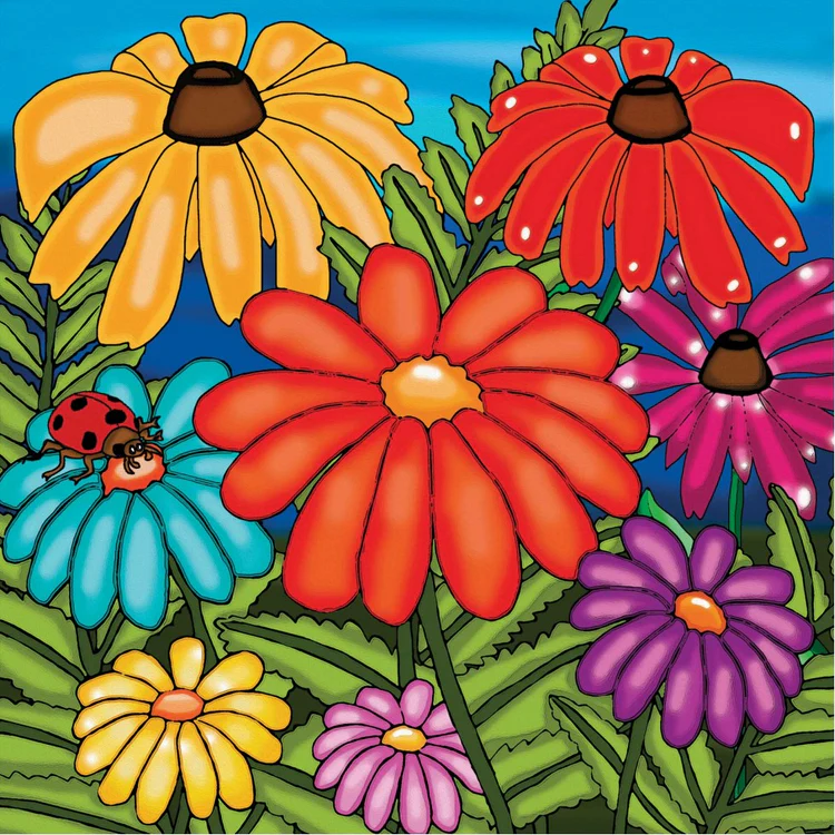 Broderie de Diamants – Le Temps des Fleurs (30 x 30)