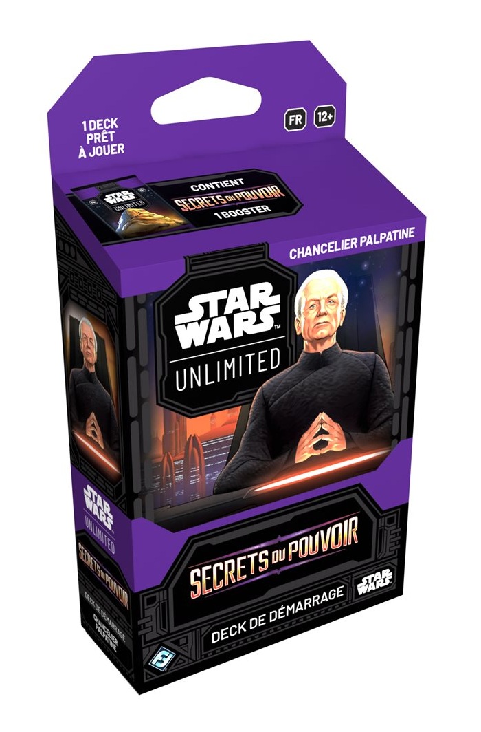 Star Wars: Unlimited – Secrets du Pouvoir – Deck de démarrage Chancelier Palpatine (6e ext.)