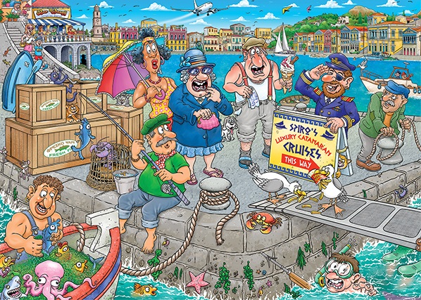 Wasgij Original 47 – Le Radeau à la dérive! (1000 pièces) – Jumbo