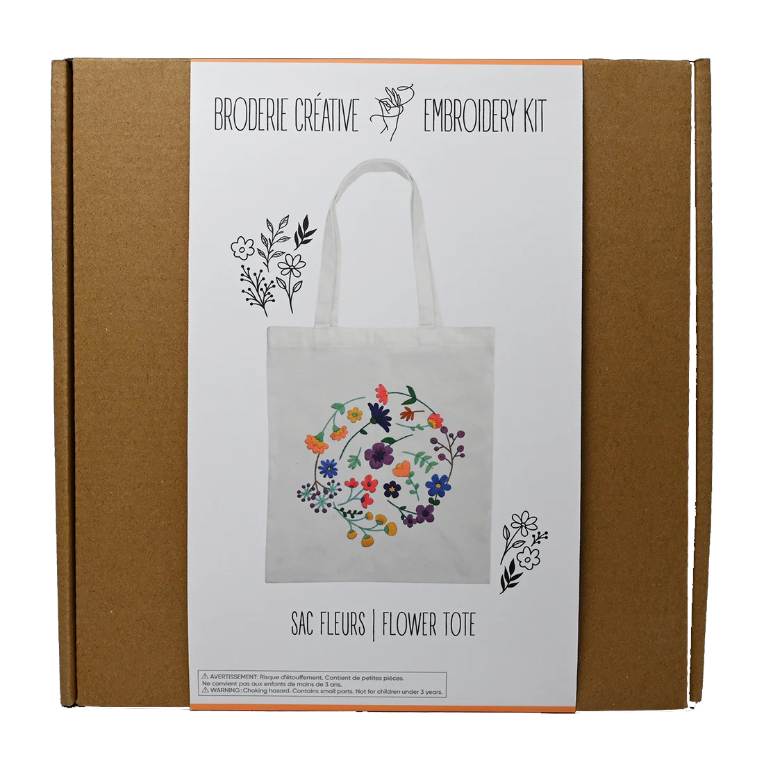 Broderie Créative – Sac Fleurs
