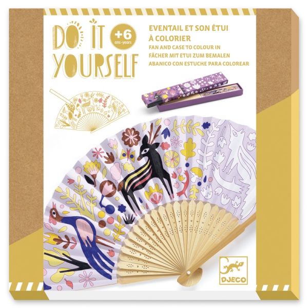 DIY – Belle des Bois (éventail à colorier)