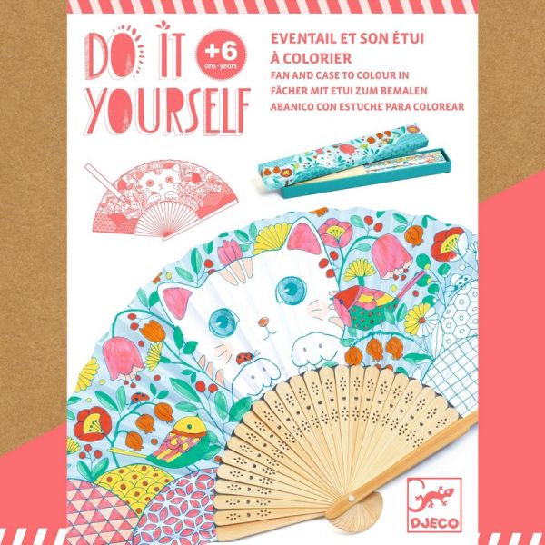 DIY – Koneko – Éventail à Colorier