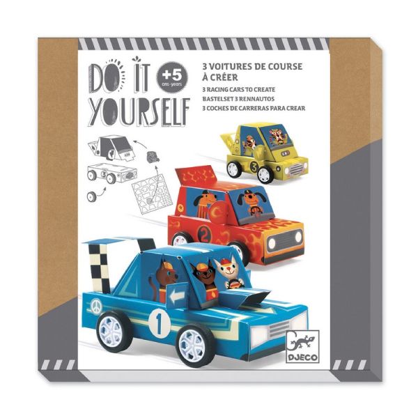 DIY – 3 Voitures de Course à Créer