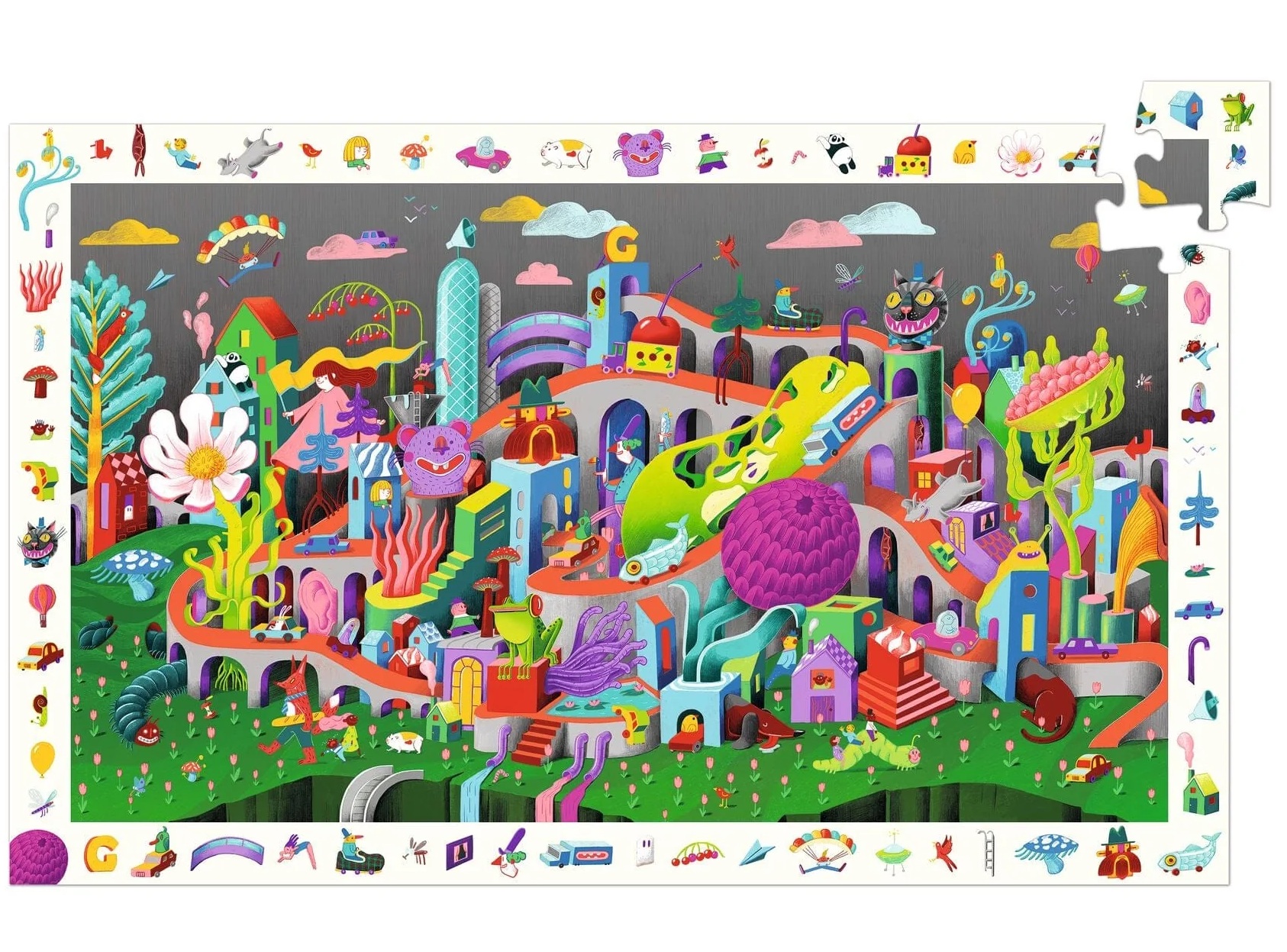 Observation – Crazy Town (200 pièces) – Djeco