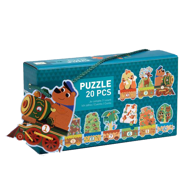 Puzzle Duo – Je Compte (20 pièces) – Djeco