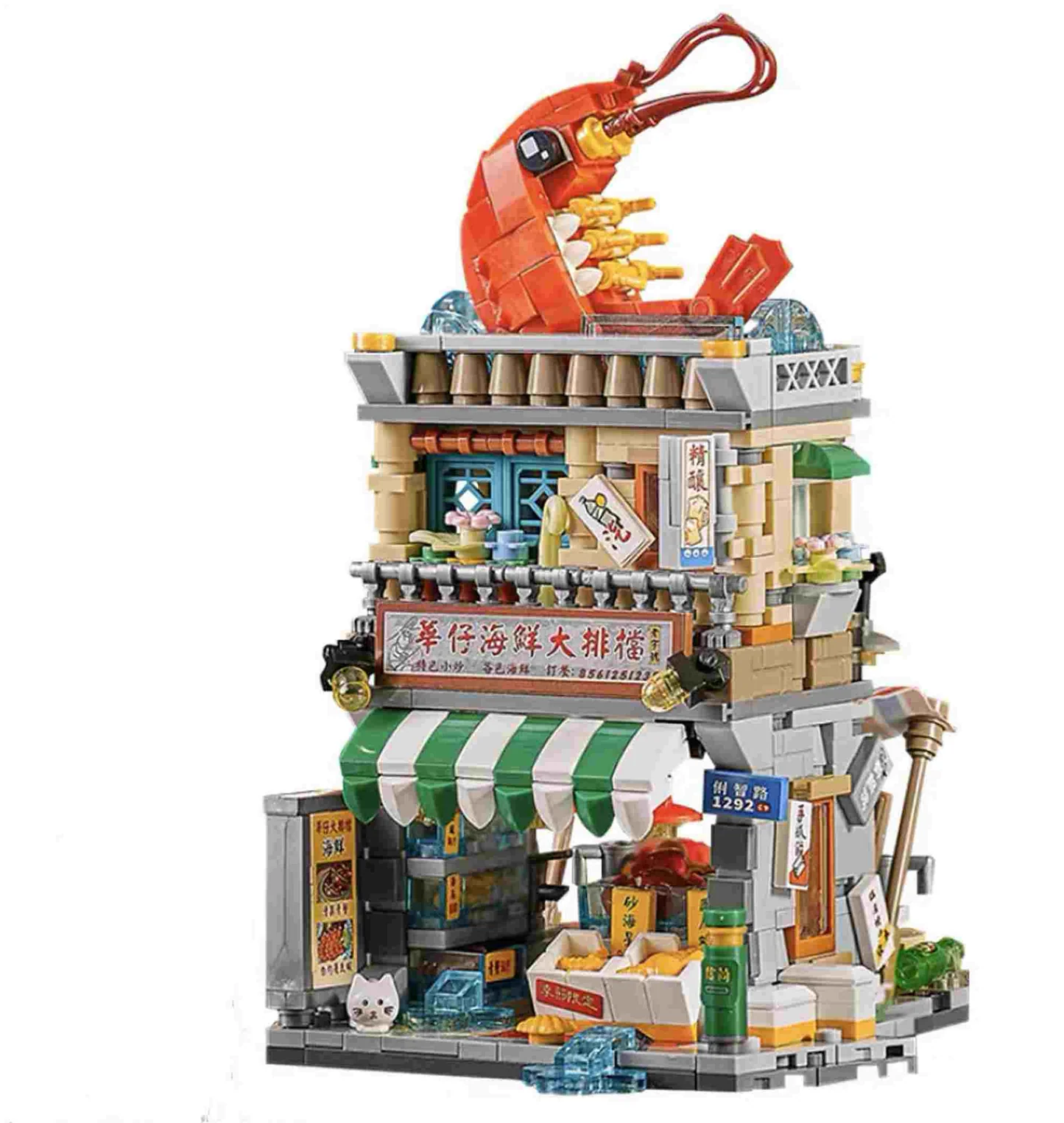 LOZ Blocks – Étalage de Fruit de Mer