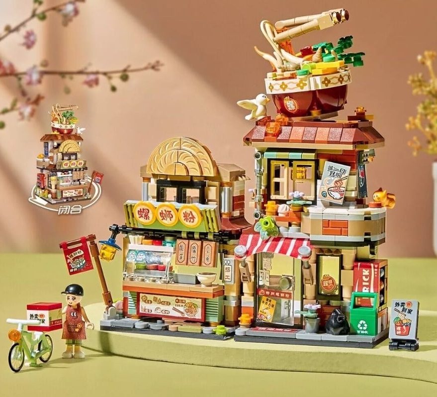 LOZ Blocks – Le magasin de nouilles en spirale